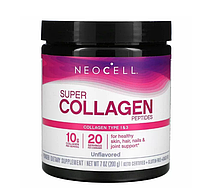 Пептиди колагену NeoCell Super Collagen Peptides 198 г без смаку