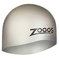 Шапочка для плавання Zoggs Easy-fit Silicone Cap сіра