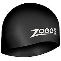 Шапочка для плавання Zoggs Easy-fit Silicone Cap чорна