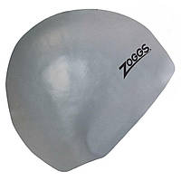 Шапочка для плавання Zoggs Latex Cap сіра