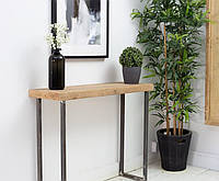 Console table, Narrow Entrance table, Industrial console table, solid wood console table