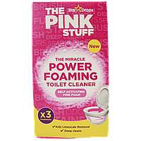 Порошок для чищення унітазу пінний Пінк Стаф The Pink Stuff Toilet Cleaner 3x100g 12шт/ящ (Код: 00-00015026)
