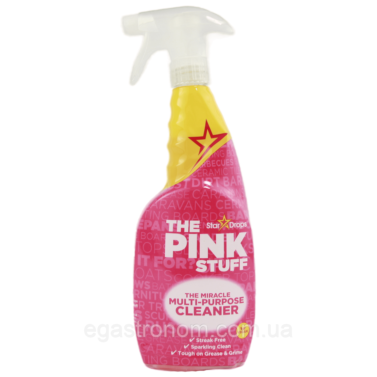Спрей-очисник для твердих поверхонь універсальний Пінк Стаф The Pink Stuff 750ml 12шт/ящ (Код: 00-00015025)