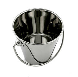 Міні-відерце з ручкою One Chef з нержавіючої сталі 170 мл d7,5 см h7 см, Відро для подачі блюд, Посуда для сервірування