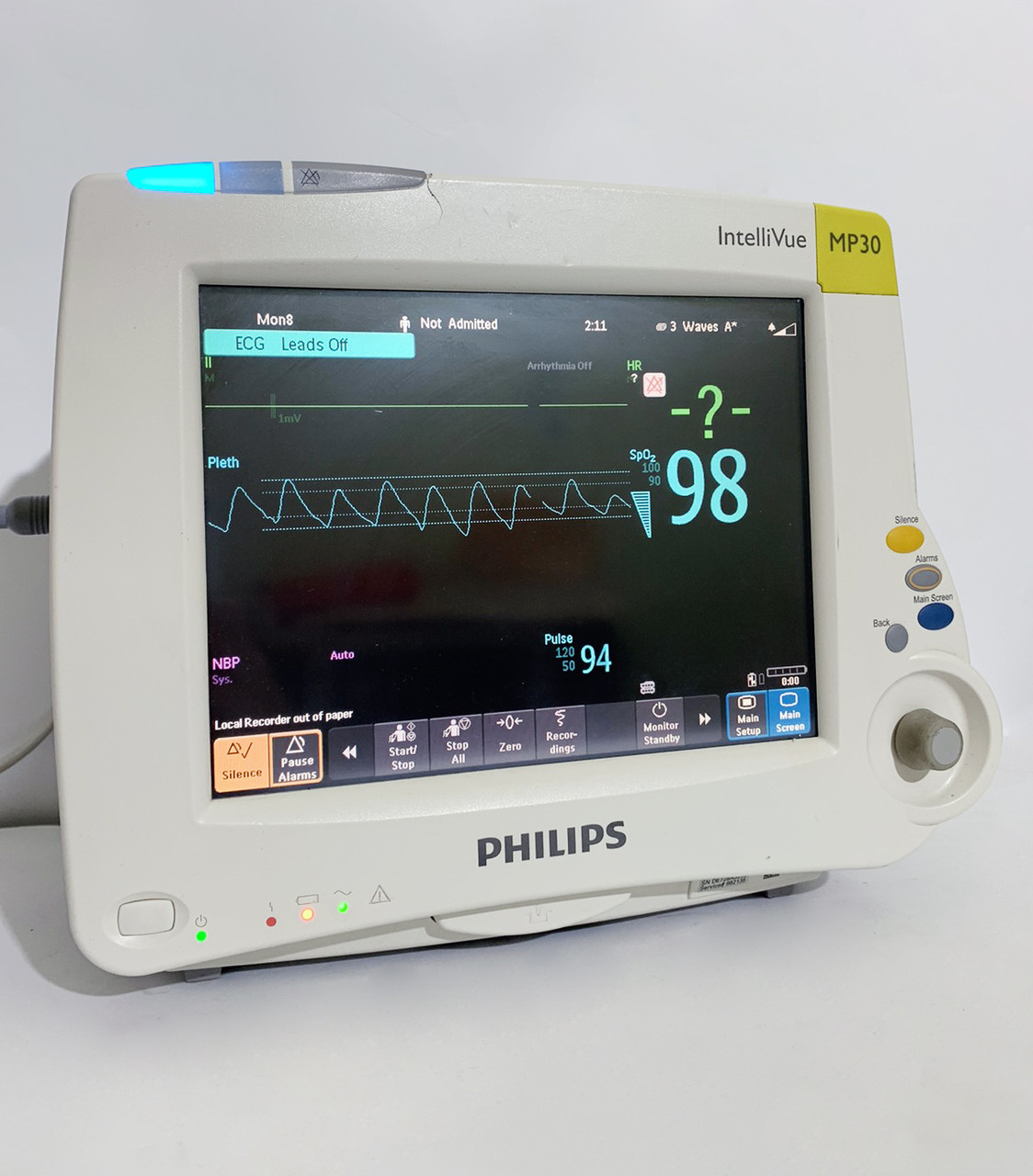 Монітор пацієнта ЕКГ, SpO2, NiBP Philips IntelliVue MP30