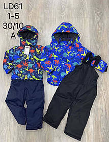 Комбінезон для хлопчиків на флісі оптом, S&D, 1-5 років, арт. LD-61