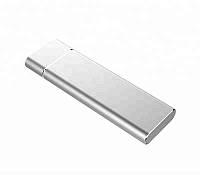 Зовнішня кишеня для SSD M.2 NGFF - Usb 3.0 Type-C, TRY SHL-R320, алюміній сірий