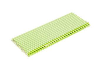 Трубочка для коктейлю паперова Асорті 4 кольори 6×200 мм 25 шт