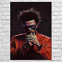 Плакат "The Weeknd", 60×43см