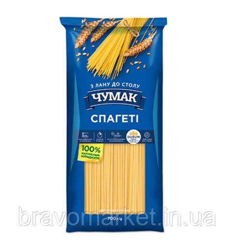 Макарони Спагеті 700 г Чумак, фото 1