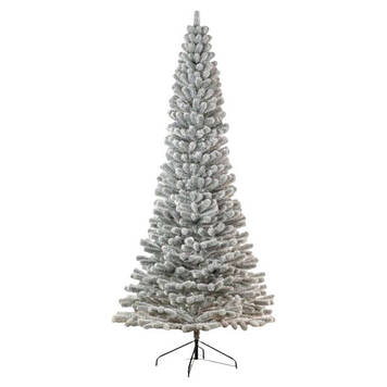 Ялинка штучна конусна Президентська 2,3 м засніжена преміум ялина