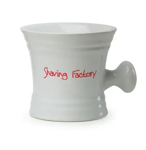 Керамічна чаша з ручкою The Shave Factory Shaving Mug White