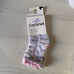Шкарпеточки Білі та Білі для дівчинки (18-24м)  (YOLA.BABY.SHOP) Белий