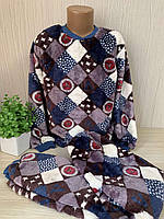 Пижама детская для для мальчика, вельсофт, мягкая теплая