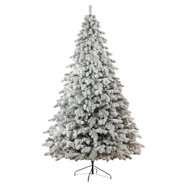 Ялинка штучна засніжена лита Ковалівська 2,5 м преміум ялина засніжена, фото 1