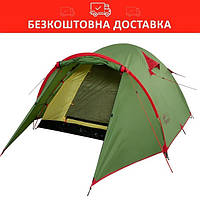 Палатка четырехместная Tramp Lite Camp 4 olive (палатка для военных Трамп)