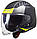 Мотошолом LS2 OF600 Copter 2 чорний матовий/сірий/жовтий, M, фото 2
