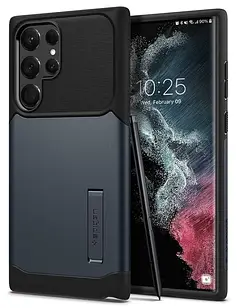 Чохол Spigen Slim Armor Metal Slate для S22 Ultra SM-S908 ACS03944