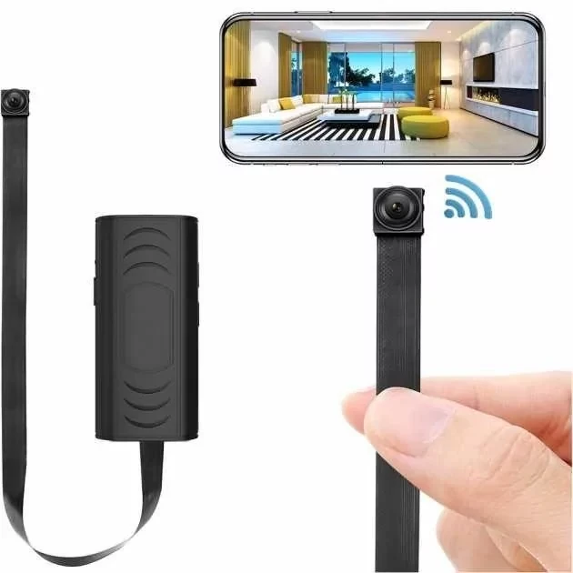 Мінікамера WiFi бездротова з мініоб'єктивом на шлейфі WI Fi IpCam