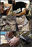 Складані тактичні ножиці для медиків, військових, жовтогарячого кольору, фото 6