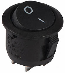 KCD1-5-101 B/B Перемикач 1-клавішний круглий чорний
