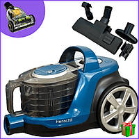 Циклонний пилосос із турбощіткою без мішка Henschll, Колбовий німецький пилосос із регулюванням потужності 3000W