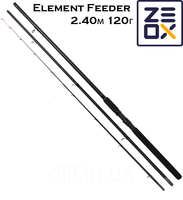 Вудилище ZEOX Element Feeder 2.40м 120г