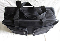 Мужская сумка через плечо дорожная папка портфель А4+ черная Отличное качество
