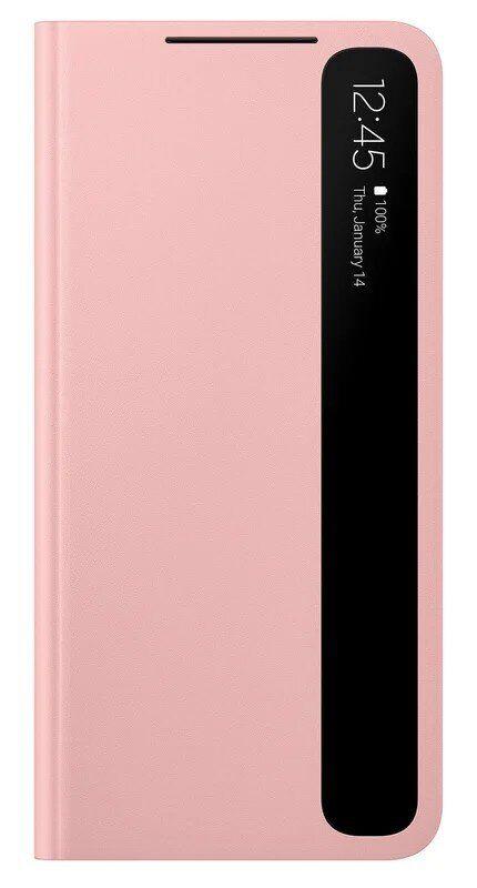 Оригінальний чохол Samsung Clear View Cover Pink для Galaxy S21 Plus SM-G996