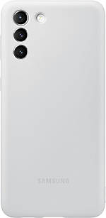Оригінальний чохол Samsung Silicone Cover Light Gray для Galaxy S21 Plus SM-G996