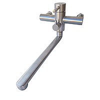 Змішувач для ванни з лійкою для душу Perla Oceli нержавіюча сталь (PSS214)