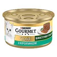 Purina Gourmet Gold Шматочки в Паштеті з кроликом 85 г вологий корм для котів консерва