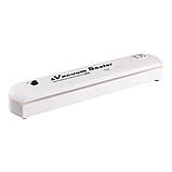 Автоматичний вакууматор Vacuum Sealer вакуумний пакувальник побутовий апарат для пакування продуктів, фото 3