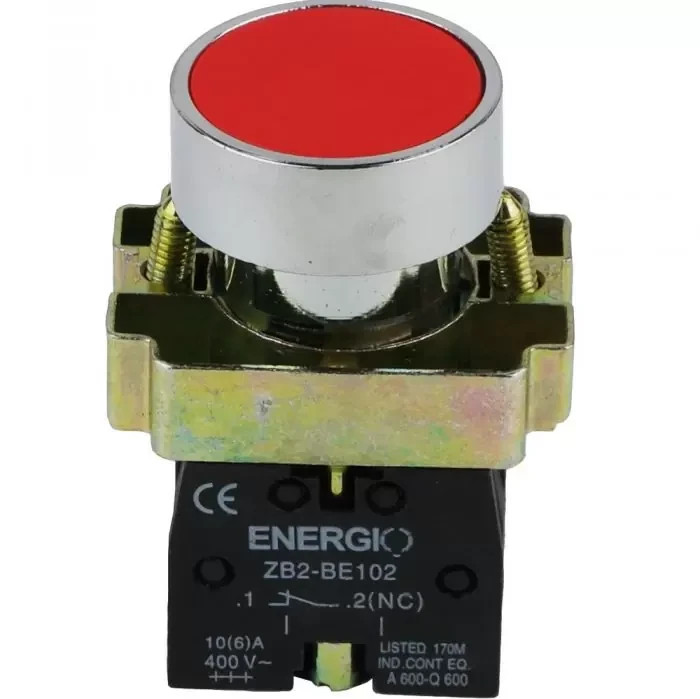 Кнопка ENERGIO XB2-BA42 СТОП червона NC (XB2-BA42)