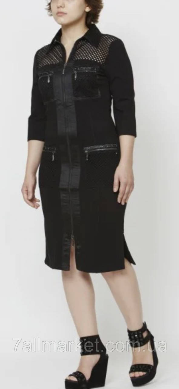 Плаття жіноче, елегантне р-ри XL-4XL (2кв)"ALPAKA" купити недорого від прямого постачальника