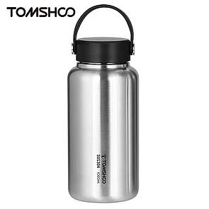 Пляшка з неіржавкої сталі Tomshoo 1050ml. неопреновий чохол.