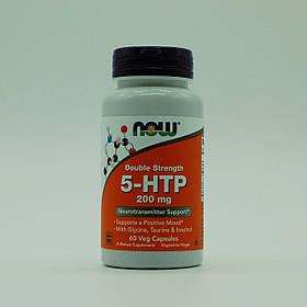 5-НТР, 5-гідрокси L-триптофан, Now Foods, 200 мг, 60 кап.