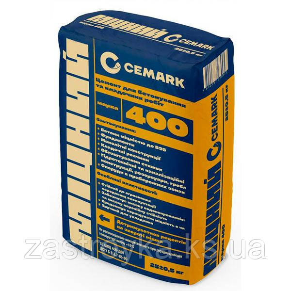 Цемент CEMARK СС ШПЦ 400-Д60 (міцний), 25 кг - фото 1 - id-p1950291918