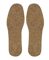 Стельки для обуви войлок 40р/25см/0,5см теплые коричневые Войлочная стелька мужская / женская