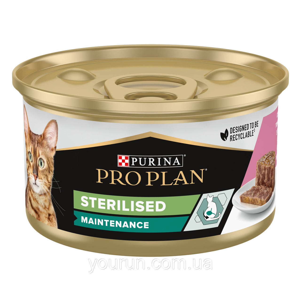 Purina Pro Plan Sterilised для кішок паштет для кастрованих котів лосось і тунець 85гр, фото 1