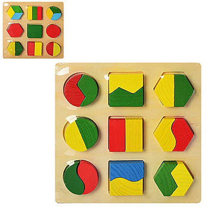 Дерев'яна іграшка Геометрика