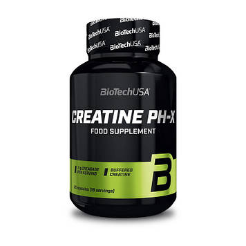 Спортивна харчова добавка креатин Creatine pH-X (90 caps), BioTech