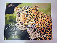 Картина Леопард Картина ручной работы на подарок Декоративная картина для дома
