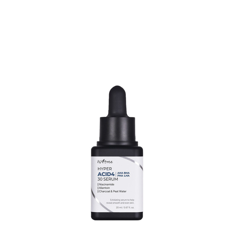 Сироватка-пілінг змивна на основі кислотами Isntree Hyper Acid4 AHA BHA PHA LHA 30 Serum 20 ml