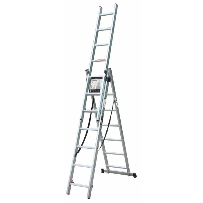 Лестница Ladder Standard | Алюминиевая 3-х секционная 3х9 ступеней (ID ...