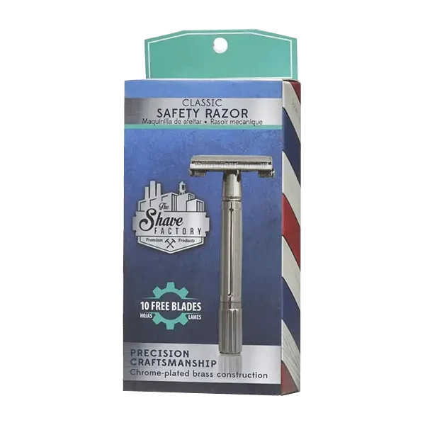Станок для гоління The Shave Factory Classic Safety Razor у футлярі, фото 1