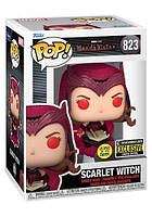 Фігурка Funko Pop Фанко Поп Wandavision Scarlet Witch Glow in the Dark Червона Відьма 10см №823