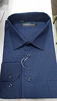 Мужская рубашка Ferrero Gizzi SKY-2352 синяя