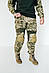 Тактичні Камуфляжні штани tactical піксель чоловічі штани камуфляж із наколінниками Ріп-стоп, фото 6