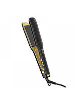 Профессиональный утюжок Hair Titanium для волос с титановыми пластинами LCD-экраном для кератина 250С (черный)
